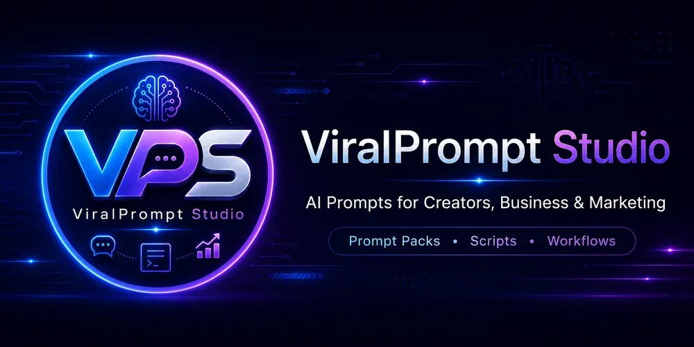 viralpromptstudio profile banner