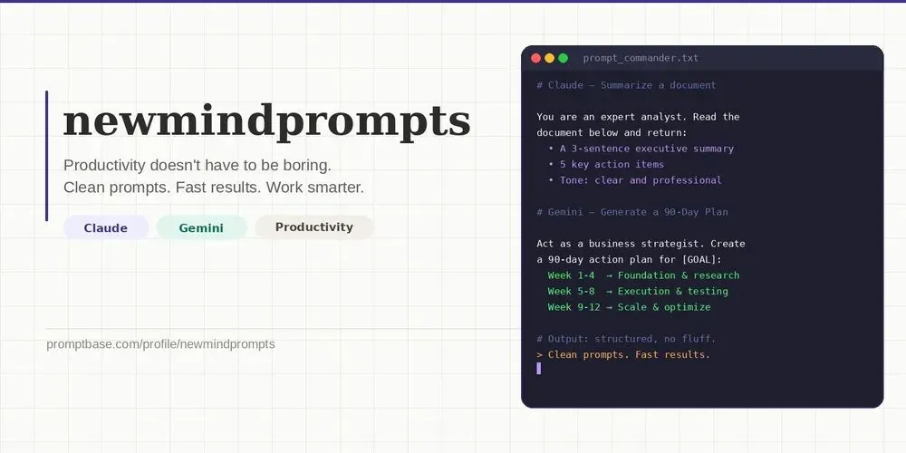 newmindprompts profile banner