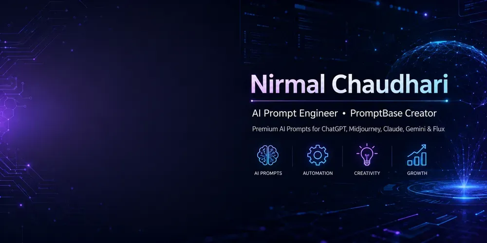 nirmalprompt profile banner