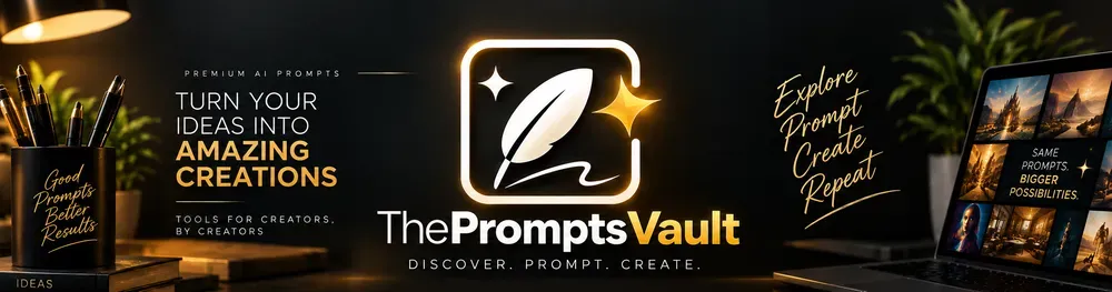 promptsvault profile banner