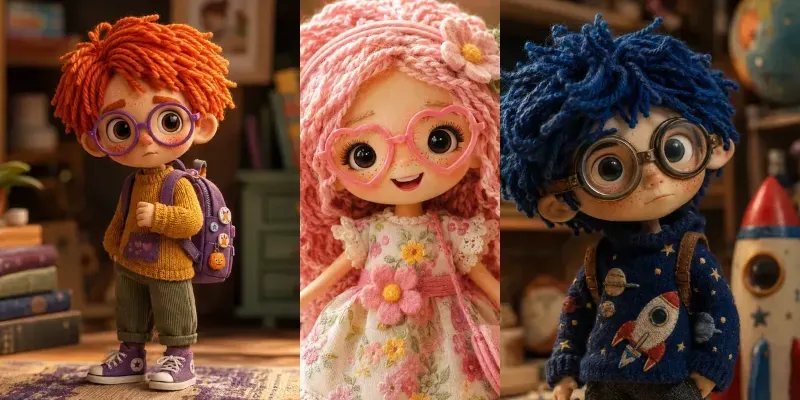 Whimsical Handmade Dolls generated by undefined