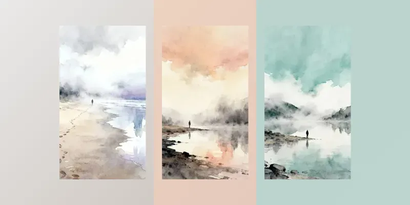 Surreal Watercolor Illustrations generated by undefined