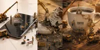 Miniature Construction Product Scenes chatgpt-image prompt mini thumbnail