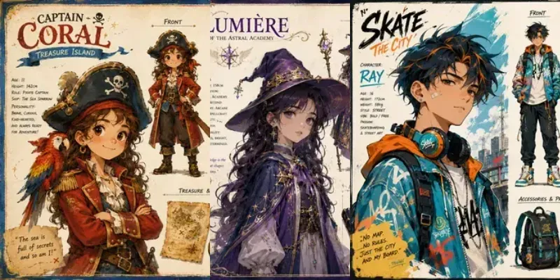 Consistent Character Storytelling generated by undefined