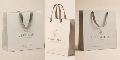 Minimalist Premium Shopping Bags generated by leonardo