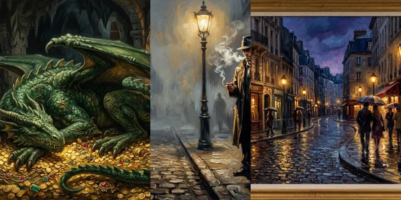 Masterpiece Realistic Oil Paintings generated by undefined