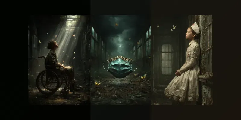 Abandoned Hospital Cinematic Scenes generated by undefined