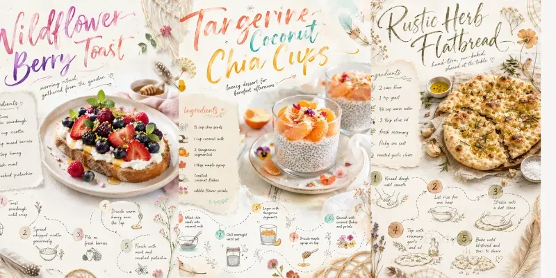 Boho Freespirit Recipe Poster Generator generated by undefined
