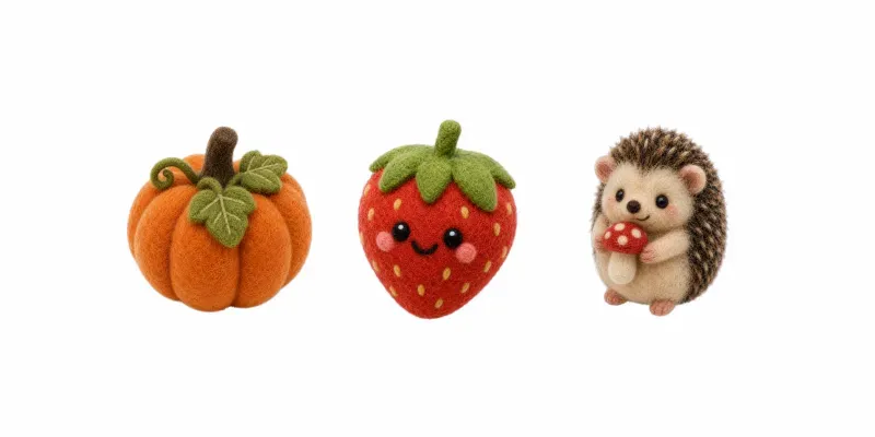 Needle Felt Cliparts generated by undefined