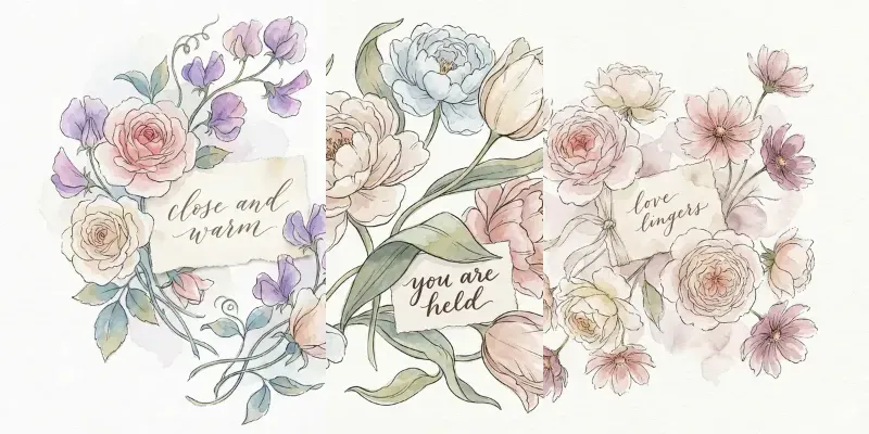 Poetic Watercolor Florals generated by undefined