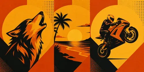 Modern Abstract Poster Designs generated by chatgpt-image