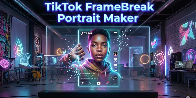 Tiktok Framebreak Portrait Makers generated by undefined
