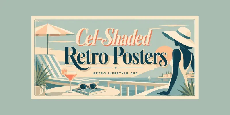 Cel Shaded Retro Posters generated by undefined