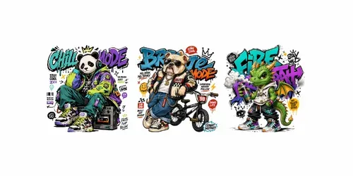 Streetwear Mascot Graphic Creators generated by chatgpt-image