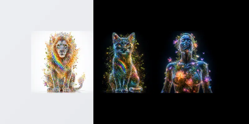 Glass Bodies Nature Luxury Surreal generated by undefined