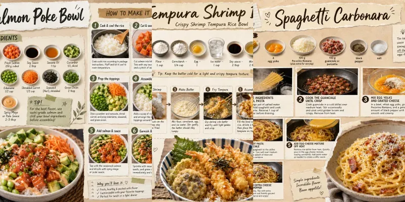 Recipes With Instructions generated by undefined