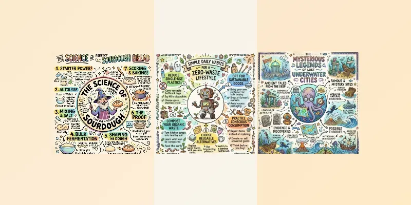 Sketchnote Character Posters generated by undefined