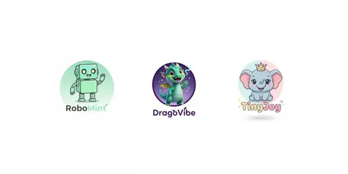 Viral 3D2D Mascot Logo Generators generated by gemini-image