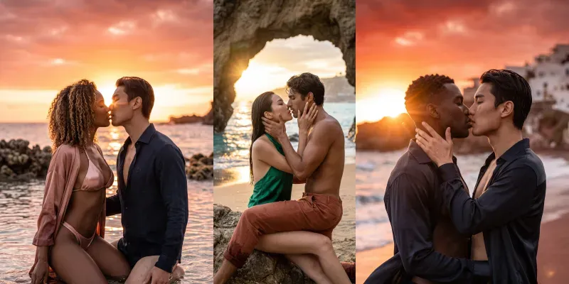 The Sunset Kisses Series generated by undefined