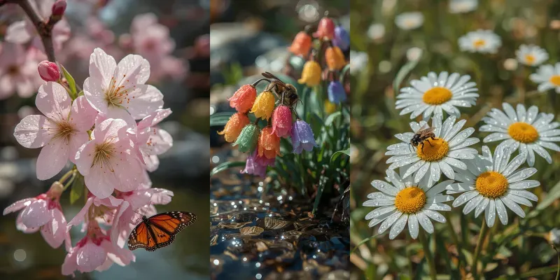 Vibrant Rainbow Flora Macros generated by undefined