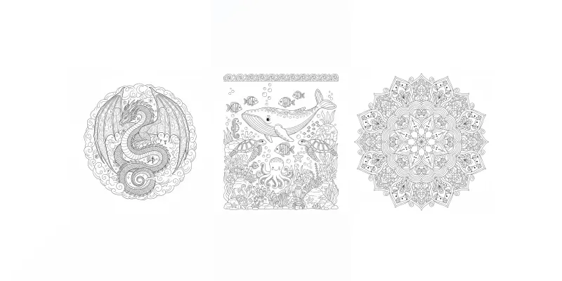 Professional KDP Coloring Book Architects generated by undefined
