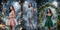 Moonlit Garden Couture Muses gemini-image prompt mini thumbnail