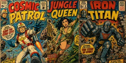 Retro Comic Book Cover Generator generated by chatgpt-image