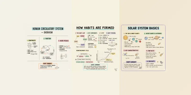 Hand Drawn Study Notes Generators generated by undefined