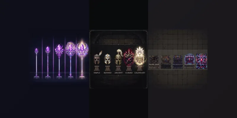 Pixel Art Item Evolution Generator
