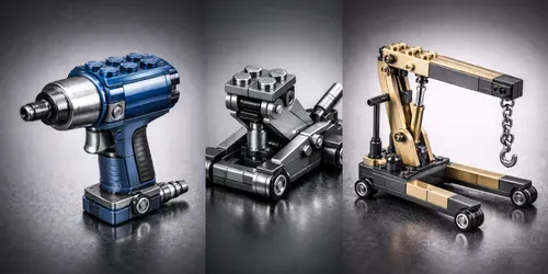 Lego Metallic Workshop Gears generated by chatgpt-image