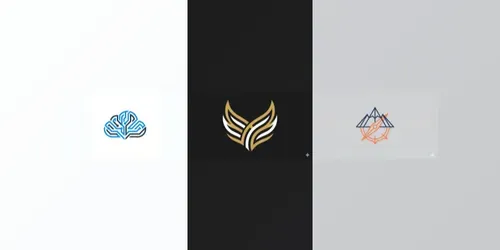 Professional Minimalist Logo Icons generated by gemini-image