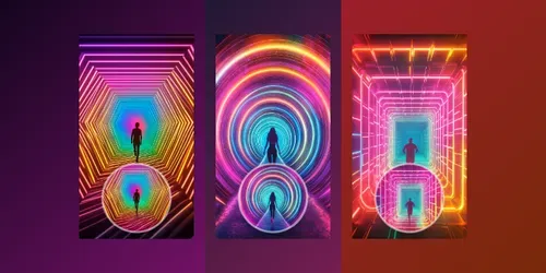 Op Art Optical Illusions Shots generated by midjourney-video