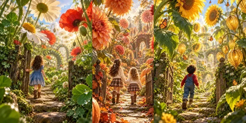 Magical Giant Garden Adventures