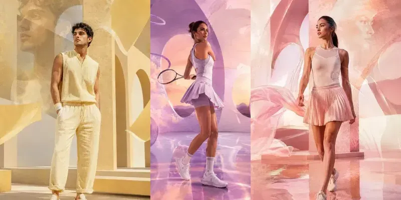 Pastel Activewear 3D Editorials generated by undefined