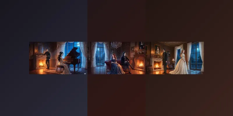 Victorian Couple Scenes generated by undefined