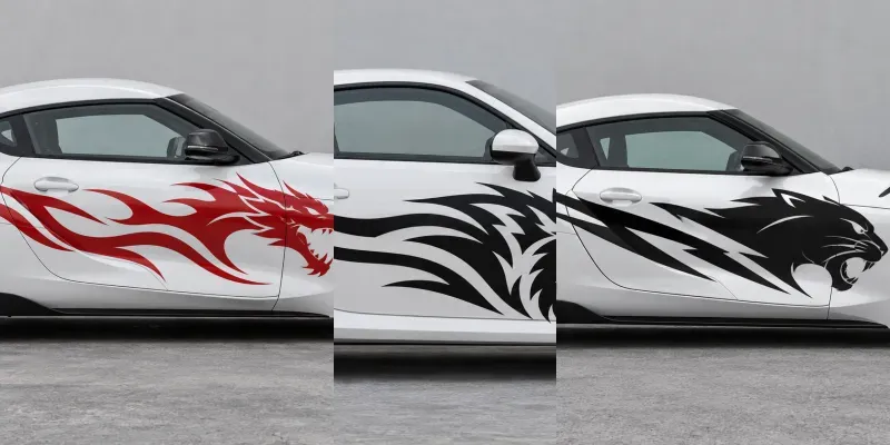 Animal Car Decal Mockups Tribal Vinyl