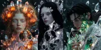 Crystal Bloom Entity Motions grok-video prompt mini thumbnail