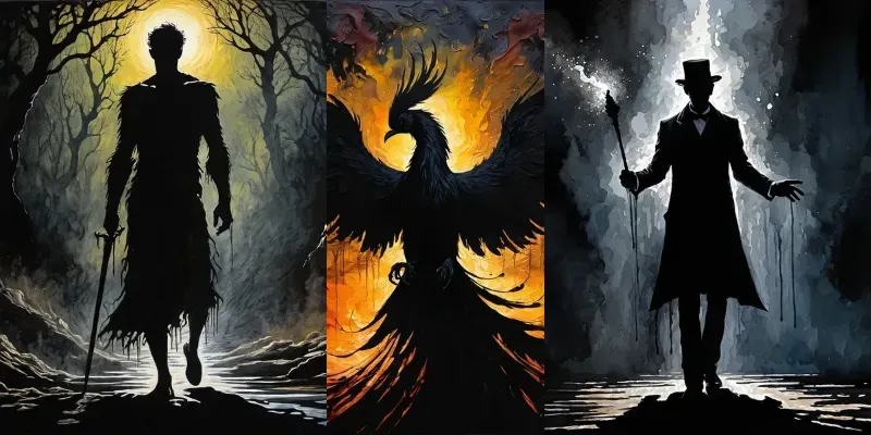 Legendary Silhouettes In Darkness generated by undefined