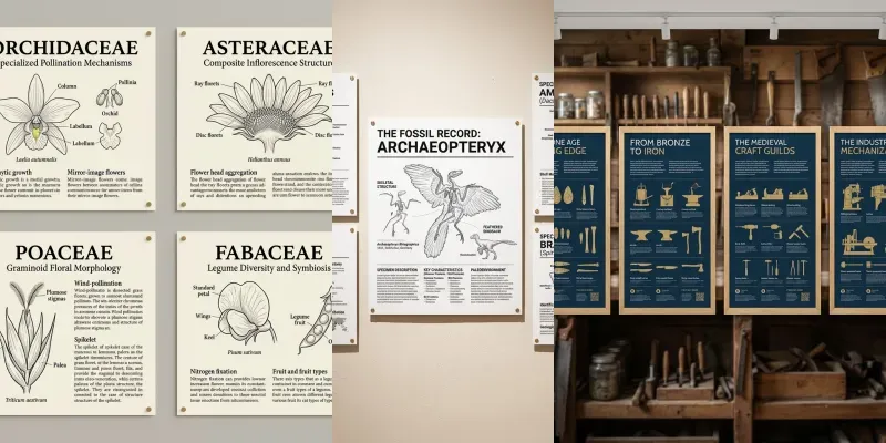 Exhibit Caption Posters generated by undefined