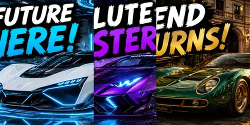 Luxury Supercar Thumbnail Kits generated by chatgpt-image