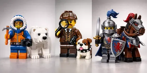 Brick Legends Hero Beast Duos generated by chatgpt-image