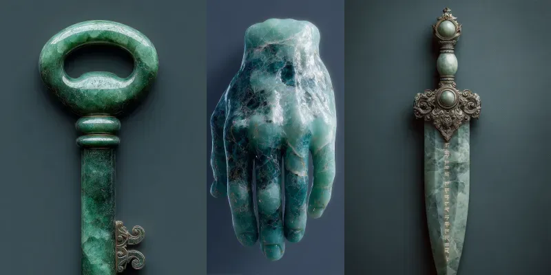Minimalist Jade Objects generated by undefined