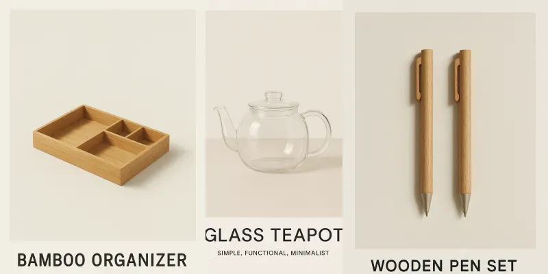 Muji Minimal Product Posters Series generated by undefined