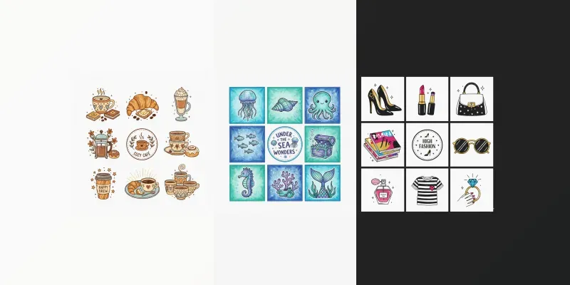 Dopamine Decor Sticker Sheets generated by undefined