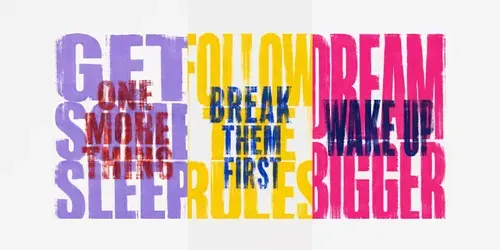 Deconstructed Ink Typography generated by chatgpt-image