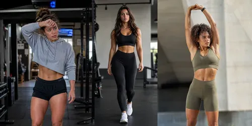 Natural Fitness Girl Portraits generated by chatgpt-image