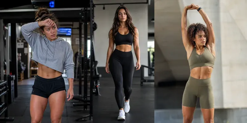 Natural Fitness Girl Portraits generated by undefined