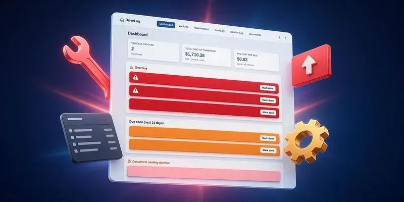 Vehicle Maintenance Service Tracker