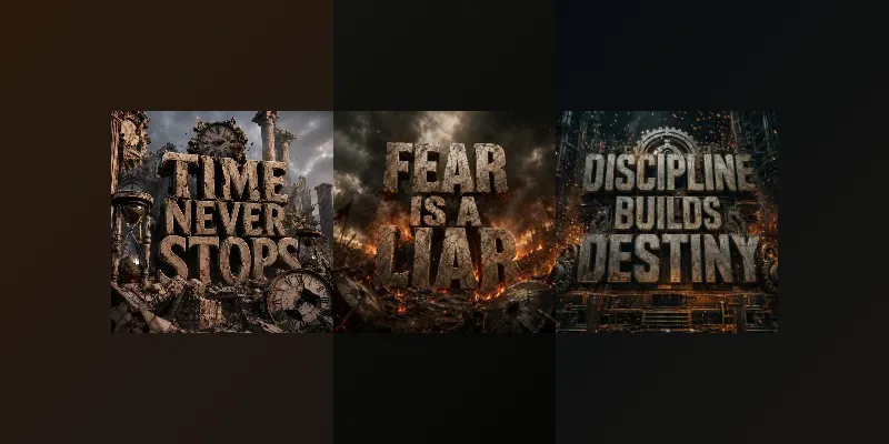 Epic Motivational Typography Packs generated by undefined