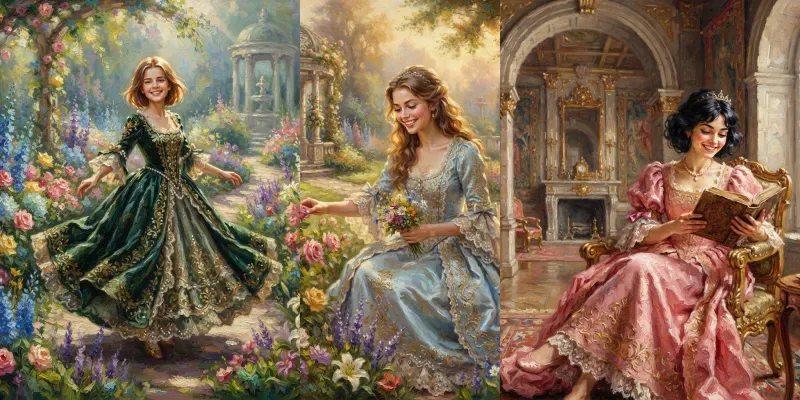 Classical Princess Life Portraits generated by undefined